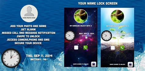My Name Lock Screen Theme (Android) software credits, cast, crew of song